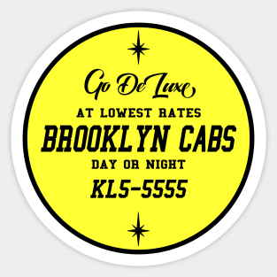 Brooklyn Cabs Sticker